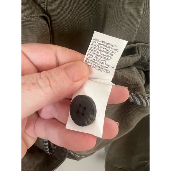 Lucky Brand Women's Army Green Olive Utility Jacket Field Size Medium - Picture 11 of 11